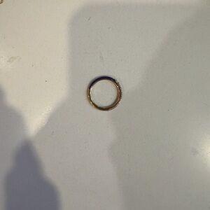 PANDORA Gold and Blue Ring